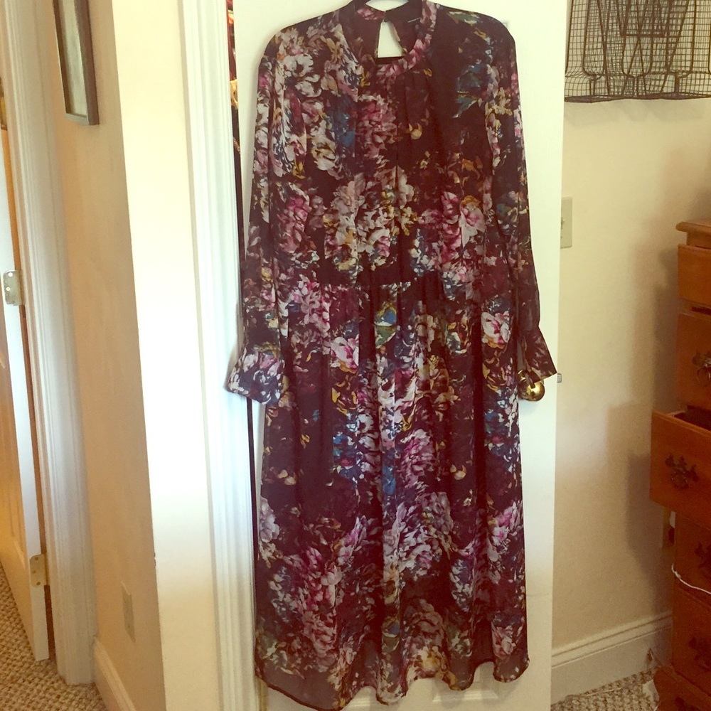 Floral midi dress